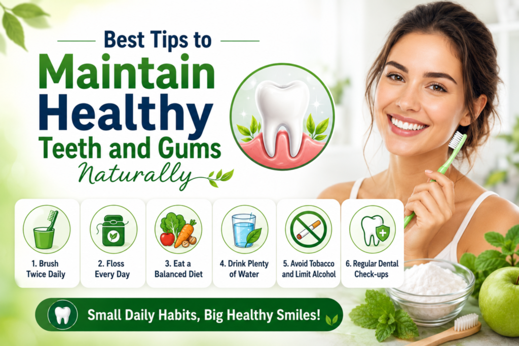 Best Tips to Maintain Healthy Teeth and Gums Naturally