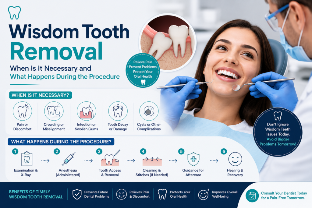 Wisdom Tooth Removal: When Is It Necessary and What Happens During the Procedure?