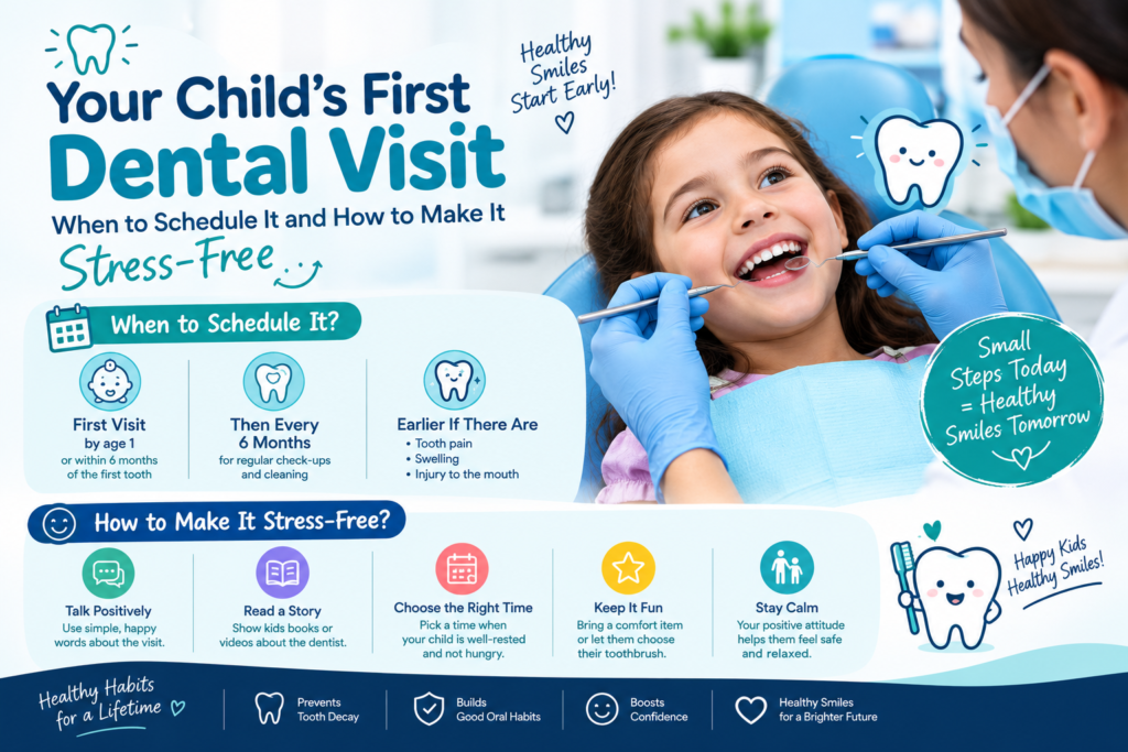 Your Child’s First Dental Visit: When to Schedule It and How to Make It Stress-Free